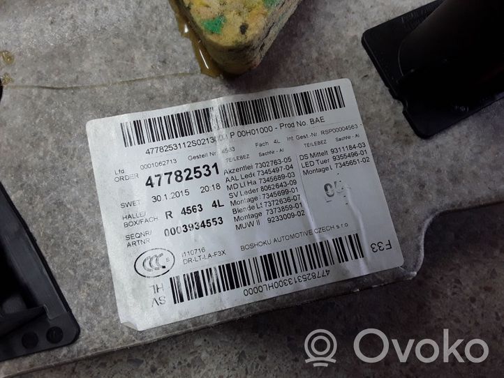 BMW 4 F32 F33 Altro elemento di rivestimento della portiera anteriore 7302763