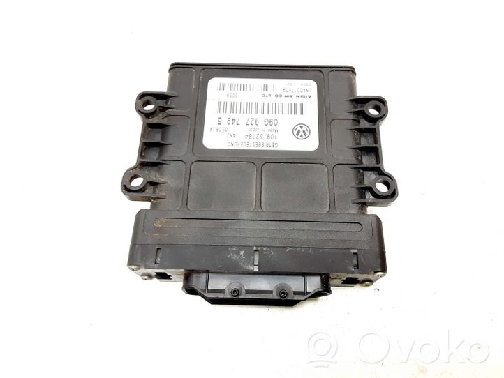 Volkswagen PASSAT B7 USA Gearbox control unit/module 09G927749B