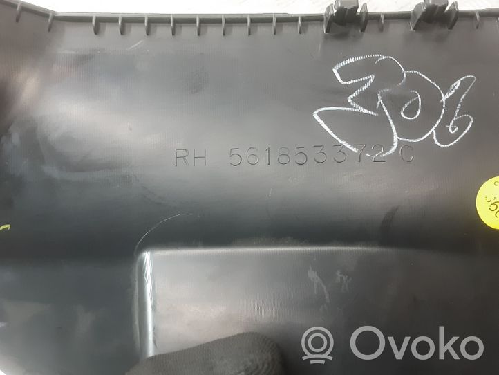 Volkswagen PASSAT B7 USA Copertura del rivestimento del sottoporta anteriore 561853372C