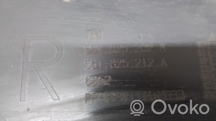 Volkswagen PASSAT B7 USA Osłona środkowa podwozia 561825202A