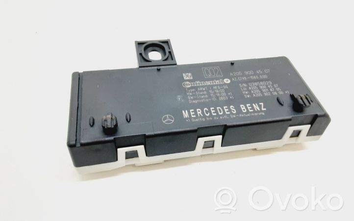 Mercedes-Benz GLC X253 C253 Takaluukun/tavaratilan ohjainlaite/moduuli A2059004507