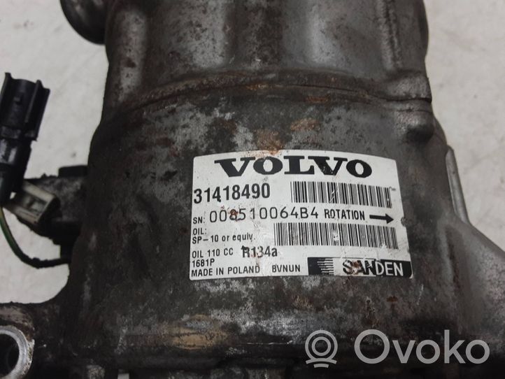 Volvo S60 Air conditioning (A/C) compressor (pump) 31418490