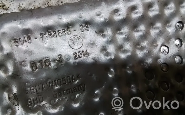 BMW 7 F01 F02 F03 F04 Išmetimo termo izoliacija (apsauga nuo karščio) 7186860