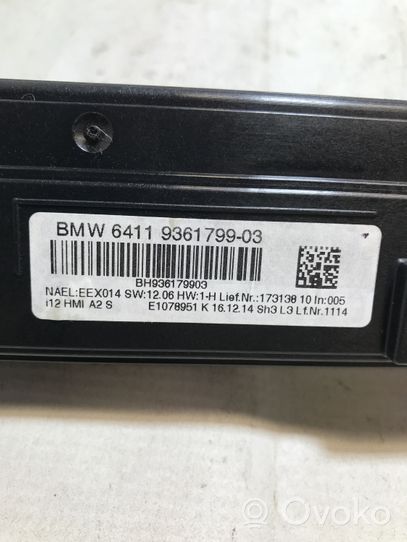 BMW i8 Oro kondicionieriaus/ klimato/ pečiuko valdymo blokas (salone) 64119361799
