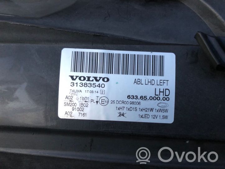 Volvo S80 Lampy przednie / Komplet 31383540