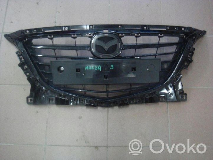 Mazda 3 III Grille calandre supérieure de pare-chocs avant 