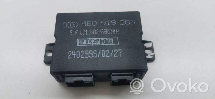 Audi A8 S8 D2 4D Unité de commande, module PDC aide au stationnement 4D0919283