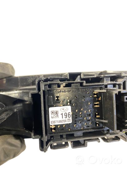 Subaru Outback (BT) Interruttore di controllo dell’alzacristalli elettrico 83071AN20A