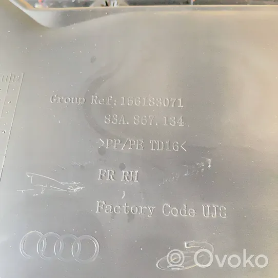 Audi Q3 F3 Istuimien ja ovien verhoilusarja 83A867133