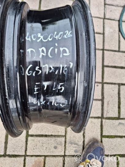 Dacia Sandero R16 alloy rim 