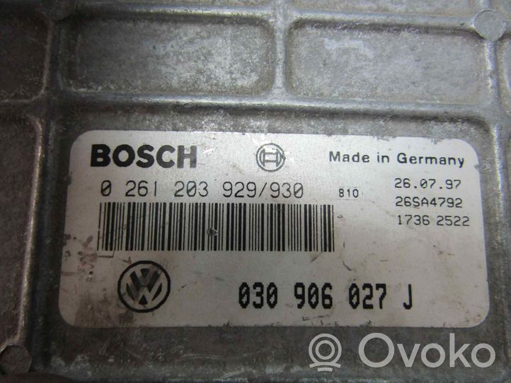 Seat Arosa Unité de commande, module ECU de moteur 0261203929/930