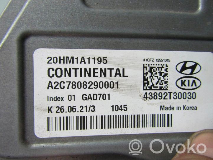 KIA Ceed Centralina scatola del differenziale 43892T30030