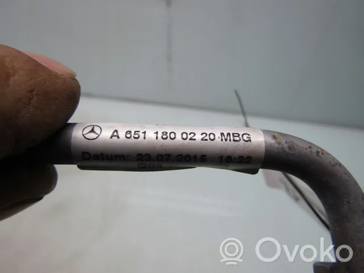 Infiniti Q50 Tubo flessibile mandata olio del turbocompressore turbo A6511800220