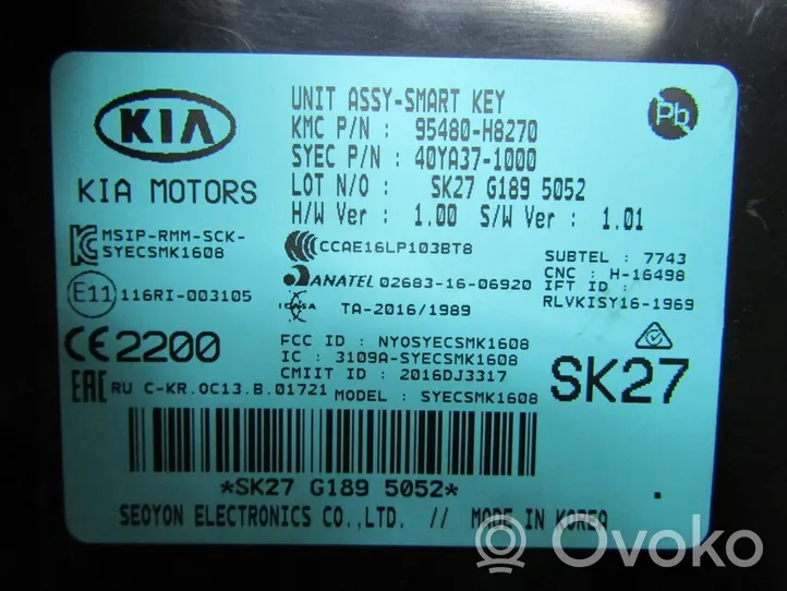 KIA Stonic Altre centraline/moduli 95480H8270