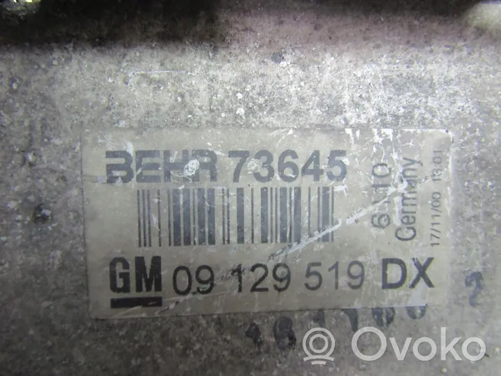 Opel Astra G Intercooler radiator 09129519