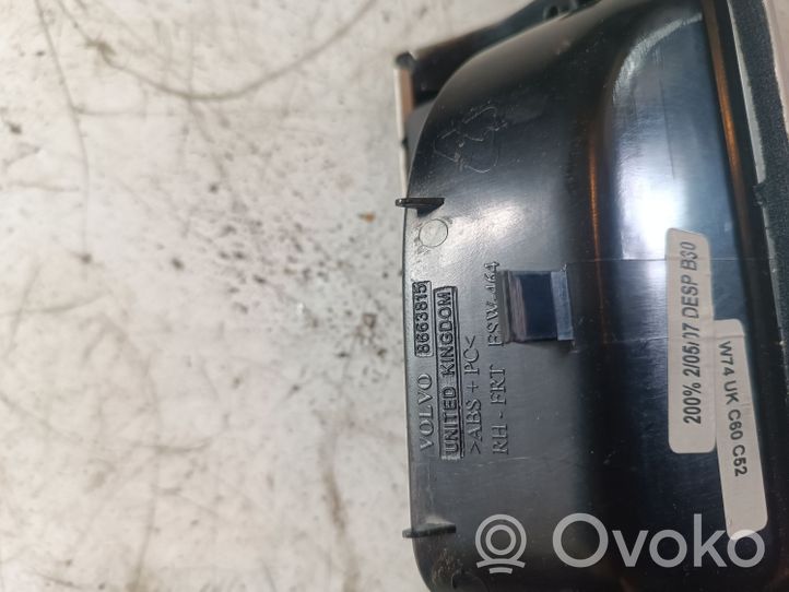 Volvo V50 Support bouton lève vitre porte avant 8663815