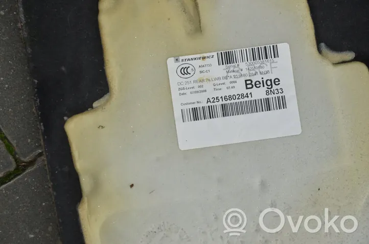 Mercedes-Benz R W251 Wykładzina podłogowa tylna A2516802841