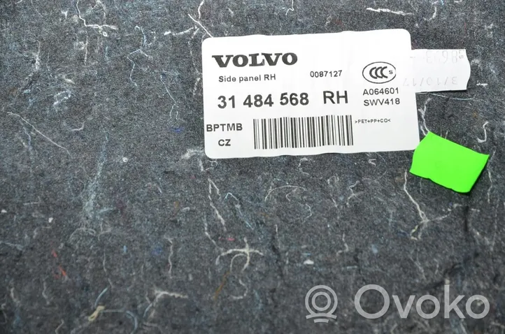 Volvo V40 Rivestimento pannello inferiore del bagagliaio/baule 31484568