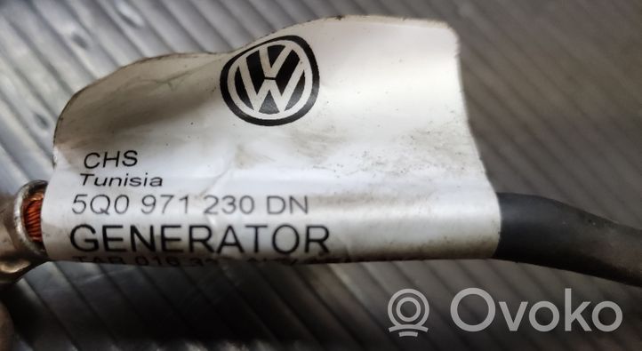 Volkswagen Golf VII Wiązka alternatora 5Q0971230