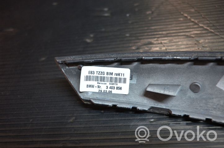 BMW X3 E83 Rivestimento del vano portaoggetti del cruscotto 14537310