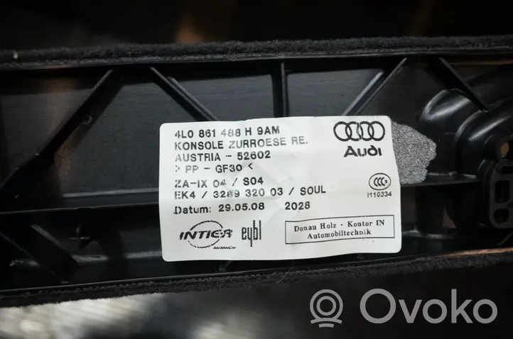 Audi Q7 4L Osłona tylna tunelu środkowego 4L0861488