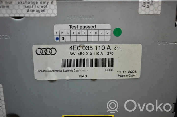 Audi A6 Allroad C6 CD/DVD keitiklis 4E0035110A