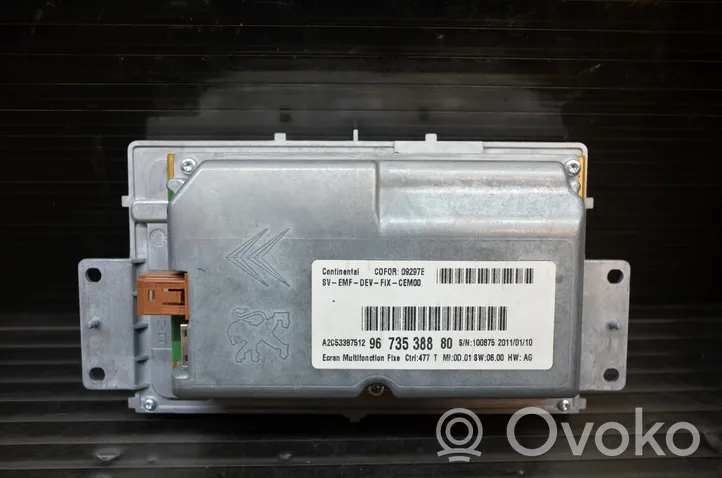 Citroen C5 Screen/display/small screen 9673538880