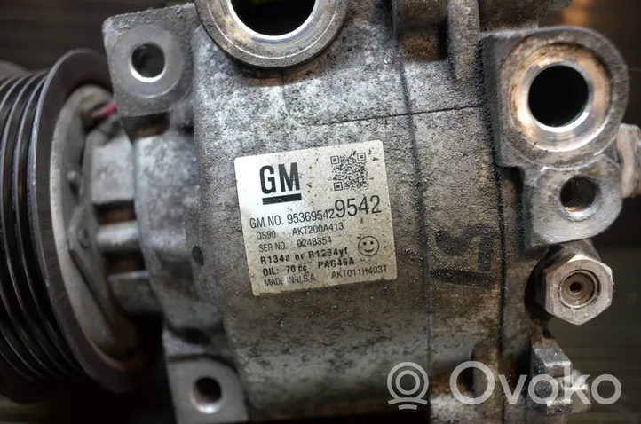 Opel Mokka Kompresor / Sprężarka klimatyzacji A/C 95369542