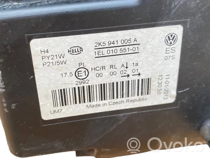 Volkswagen Caddy Lampa przednia 2K5941005A