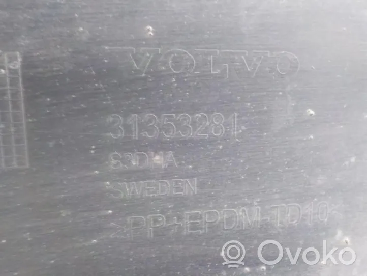 Volvo V60 Enjoliveur de pare-chocs arrière 31353281