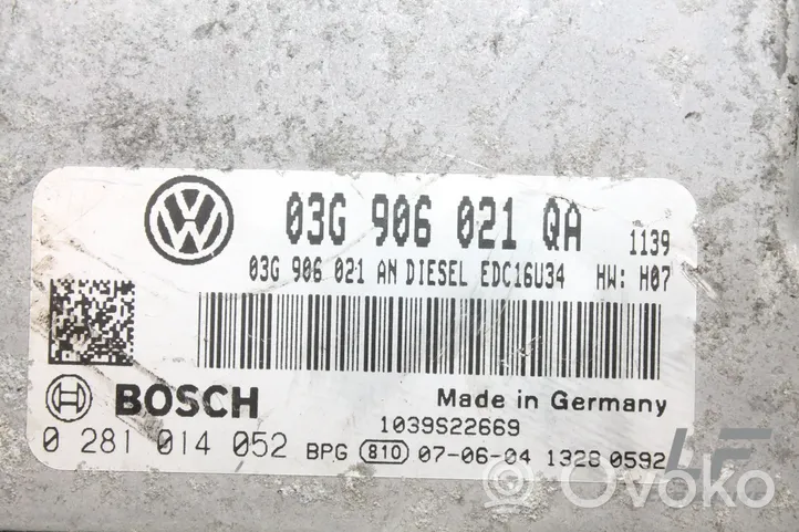 Volkswagen Golf V Sterownik / Moduł ECU 03G906021QA