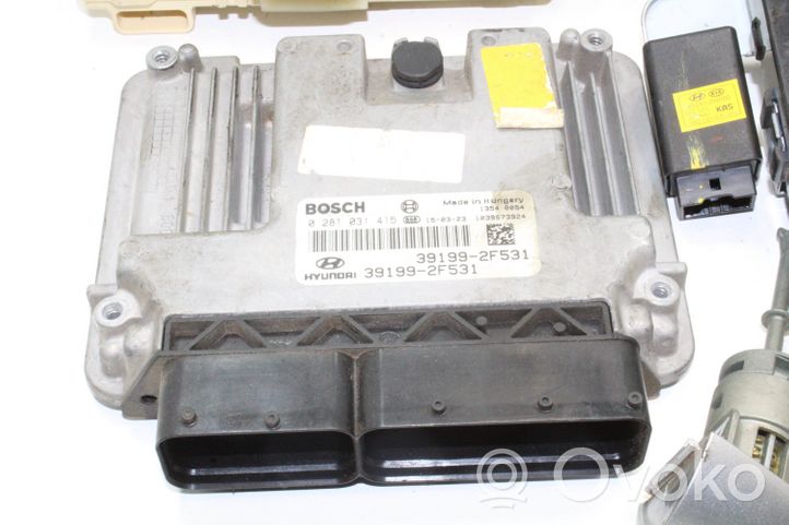 Hyundai ix35 Kit centralina motore ECU e serratura 391992F531
