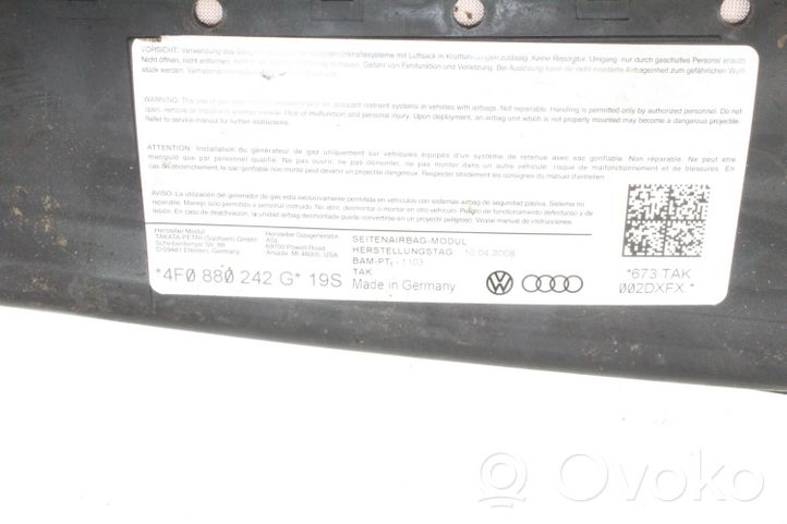 Audi A6 Allroad C6 Airbag de siège 4F0880242G