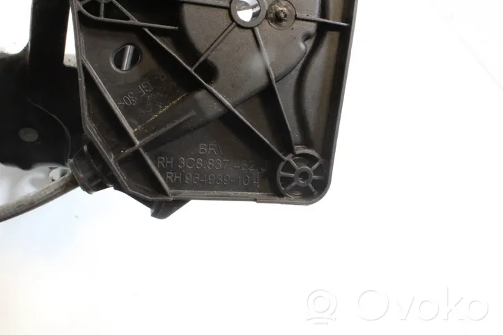 Volkswagen PASSAT CC Mécanisme de lève-vitre avec moteur 3C8837462J
