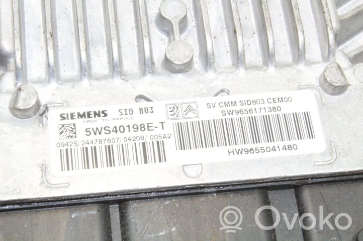 Citroen C5 Motorsteuergerät/-modul 9656171380