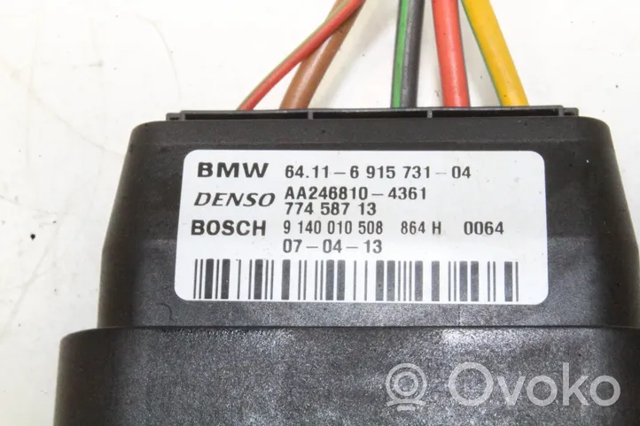 BMW Z4 E85 E86 Lämpöpuhaltimen moottorin vastus 6915731