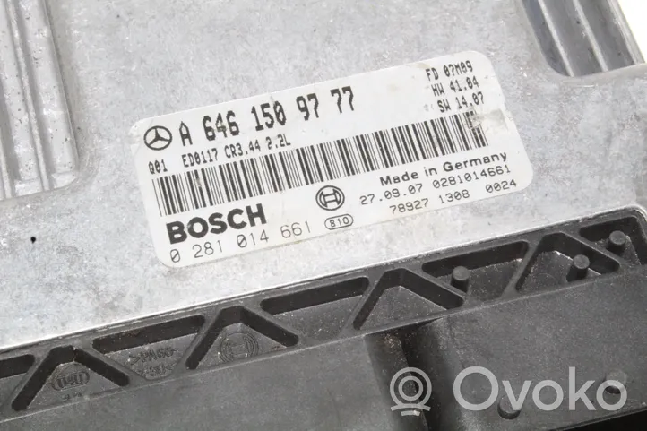 Mercedes-Benz C W204 Calculateur moteur ECU A6461509777