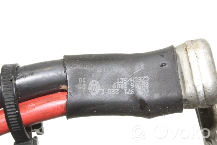 Volkswagen Scirocco Cable positivo (batería) 1K0971228L