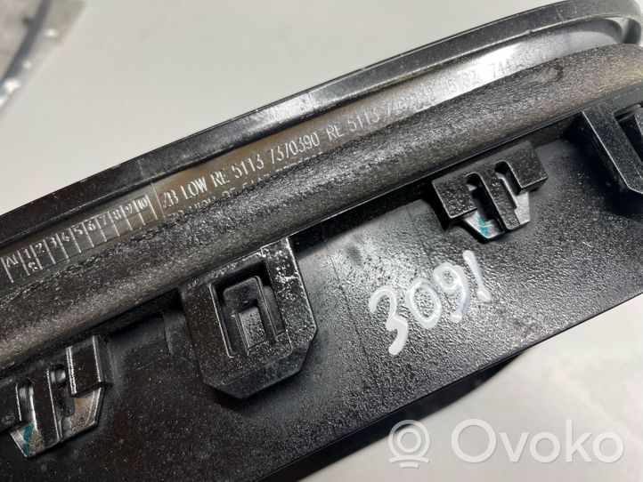 BMW 6 F12 F13 Griglia superiore del radiatore paraurti anteriore 7370390