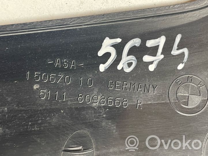 BMW 5 G30 G31 Zierleiste Stoßstange Stoßfänger vorne 51118098668