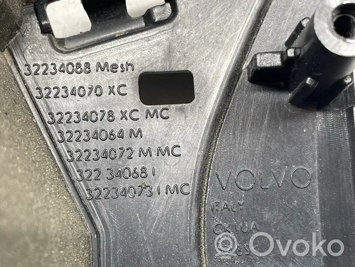 Volvo V90 Cross Country Grille calandre supérieure de pare-chocs avant 32234070