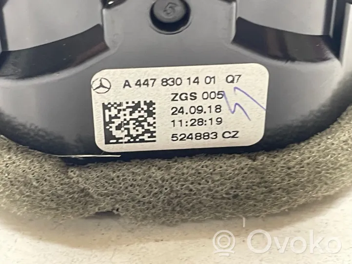 Mercedes-Benz V Class W447 Dashboard side air vent grill/cover trim 4478301401