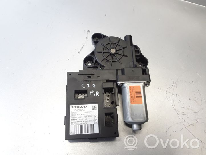 Volvo C30 Etuoven ikkunan nostomoottori 31264786AA