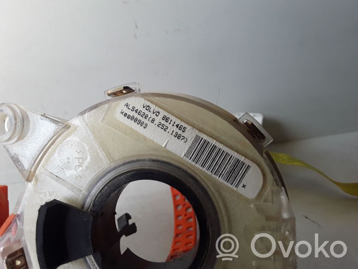 Volvo C70 Bague collectrice/contacteur tournant airbag (bague SRS) 8611465