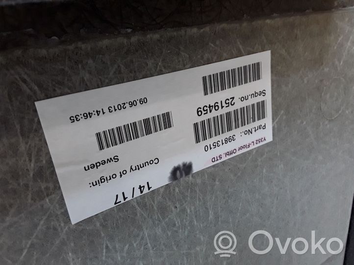 Volvo V60 Tapis de coffre 39813510