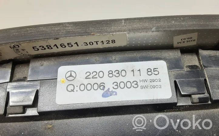 Mercedes-Benz S W220 Ilmastoinnin ohjainlaite 2208301185