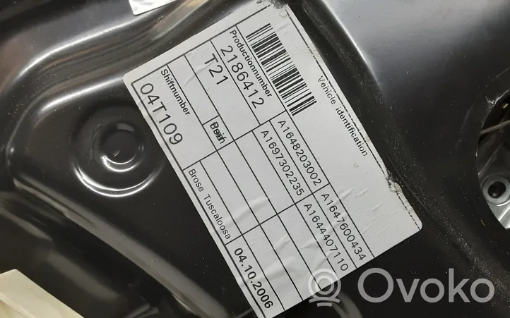 Mercedes-Benz ML W164 Mécanisme lève-vitre de porte arrière avec moteur A1648203002