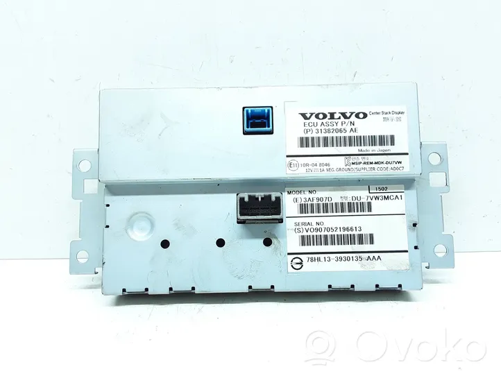 Volvo V60 Monitor / wyświetlacz / ekran 31382065