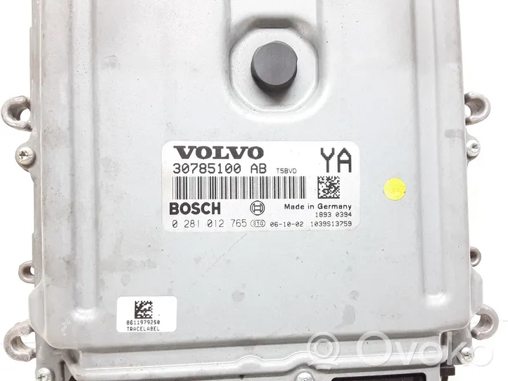 Volvo S80 Dzinēja vadības bloks 30785100