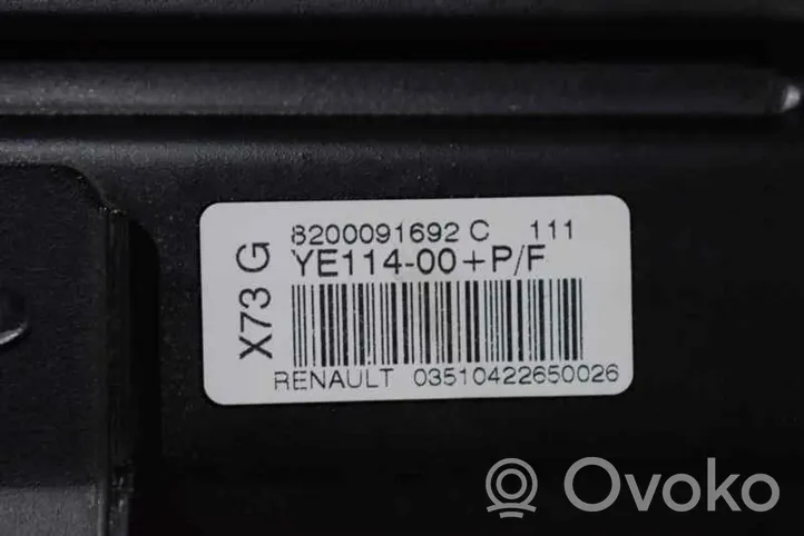 Renault Vel Satis Oro pagalvių komplektas su panele 8200102820